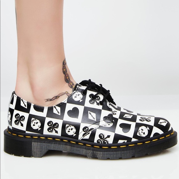 dr martens 1461 playing card